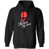 Not Yet My Dear, Red Skull, Waiting For Me, Horror Gift, Funny Skull Gift Pullover Hoodie