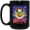 Galaxy Ramen, Outer Space Kanagawa, Love Ramen, Japanese Noodles Black Mug