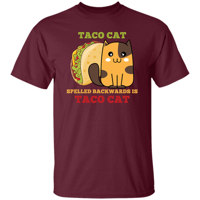 Taco Cat, Spelled Backward Is Taco Cat, Tacocat Game Unisex T-Shirt