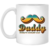 Daddy World's Coolest Dad, Best Of Dad, Father's Day Gift White Mug