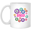 Go Bingo, Love Bingo, Best To Yell, Love To Holler In Bingo White Mug
