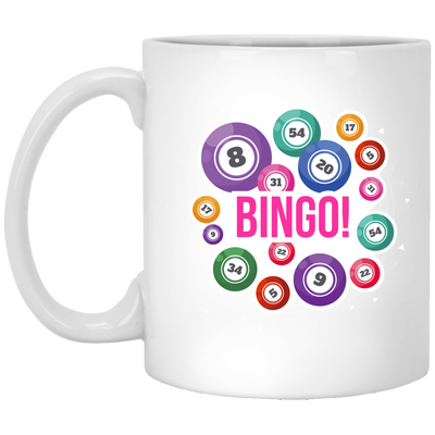 Go Bingo, Love Bingo, Best To Yell, Love To Holler In Bingo White Mug