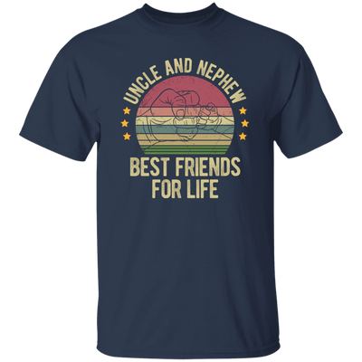 Uncle And Nephew, Best Friends For Life, Retro Nephew With Uncle Unisex T-Shirt