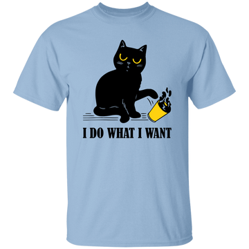 I Do What I Want, Black Cat, Push The Glass Over, Sassy Pussy Unisex T-Shirt