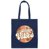 Love Mama Gift, Retro Gift For Mama, Cute Flower Vintage, Mama Vibe, Retro Vibes Canvas Tote Bag