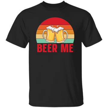 Beer Me, Retro Beer, Cheer Up, Retro Drinking Unisex T-Shirt