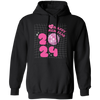 Happy New Year, 2024 New Year, Pink Bauble, Trendy New Year, Merry Christmas, Trendy Christmas Pullover Hoodie