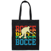 Retro Bocce, Bocce Ball, Bocci Ball, Vintage Boccie Canvas Tote Bag
