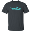 Diving Gift, Diving Silhouette, Shark Lover, Diver Gift Unisex T-Shirt
