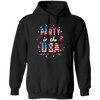 American Party, American Flag, 4th July Anniversary Pullover Hoodie