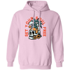 Set Your Soul Free, Cool Skull, Palm Tree On The Beach Pullover Hoodie