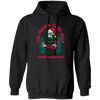 The Season To Be Jolly, Merry Christmas, Trendy Christmas, Skeleton Santa Pullover Hoodie