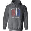 American Flag, Air Force, US Veterans, 4th Of July, Love Plane Gift Pullover Hoodie