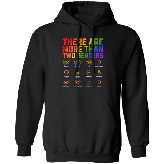 Love Lgbt, Pride Them, There Are More Than Two Genders, Lgbt Gift Pullover Hoodie