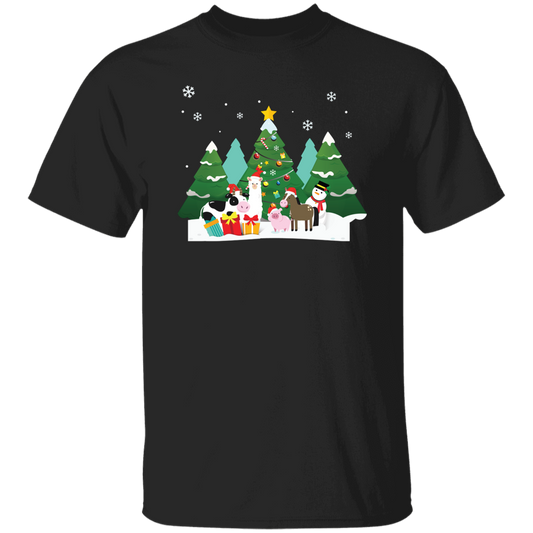 Funny Christmas, Animal Christmas, Merry Christmas, Trendy Christmas Unisex T-Shirt