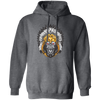 Gorilla Wearing Aztec Headdress, Scare Of Giant Gorilla, Aztec Headdress Pullover Hoodie