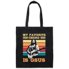 Retro My Favorite Chord Is GSus Gif Canvas Tote Bag