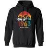 Vintage 1963, 1963 Birthday, 1963 Limited Edition, 1963 Retro Pullover Hoodie