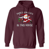 Horror Santa, There's Some Ho's In This House, Merry Christmas, Trendy Christmas Pullover Hoodie