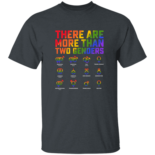 Love Lgbt, Pride Them, There Are More Than Two Genders, Lgbt Gift Unisex T-Shirt