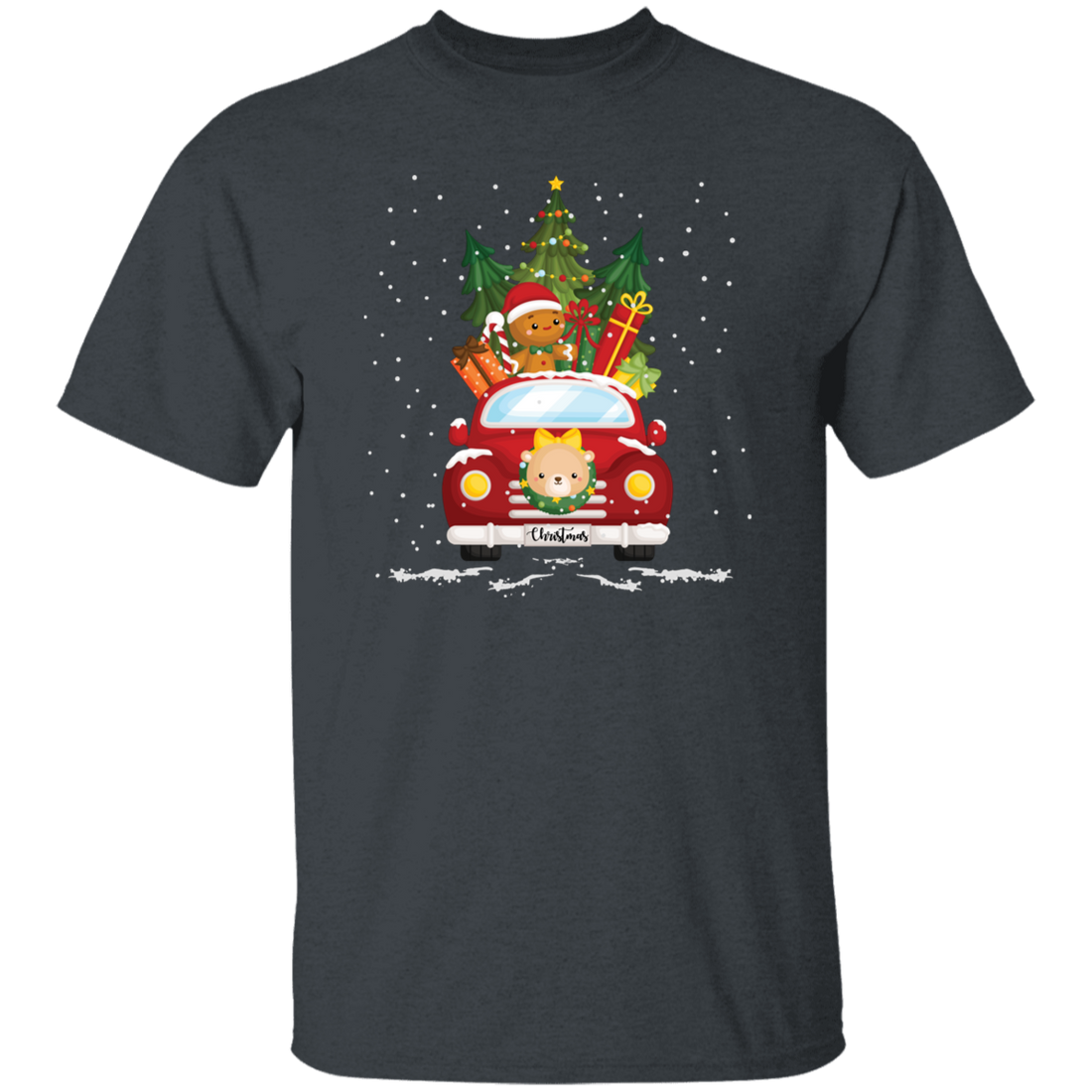 Christmas Car, Car Bring Gift Boxes, Christmas Gift Boxes, Merry Christmas, Trendy Chrismas Unisex T-Shirt