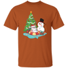 Funnny Santa, Merry Christmas Snow White, Santa In Pool, Trendy Halloween Unisex T-Shirt