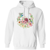 Hummingbird With Flower, Love Hummingbird, Beautiful Flowers Pullover Hoodie