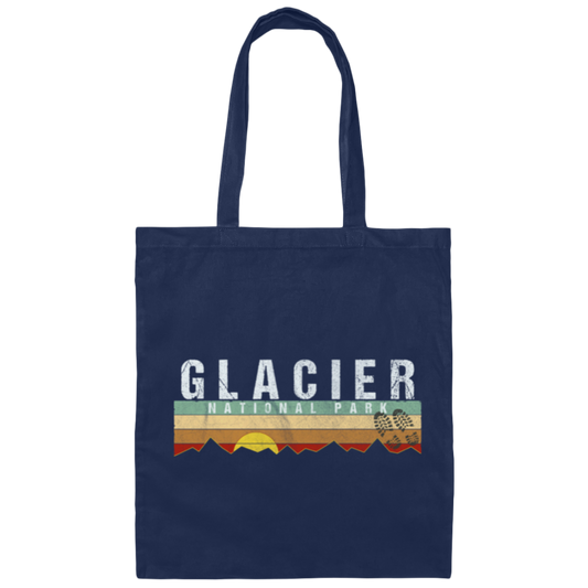 Glacier National Park, Camping Hiking, Love Glacier, Best Park Canvas Tote Bag