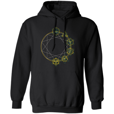 Abstract Geometric, Geometric Element, Foreign Material Pullover Hoodie