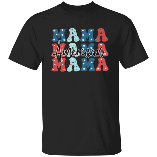 Mama, American Mama, Groovy Mama, Mommy's Day Unisex T-Shirt