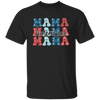 Mama, American Mama, Groovy Mama, Mommy's Day Unisex T-Shirt