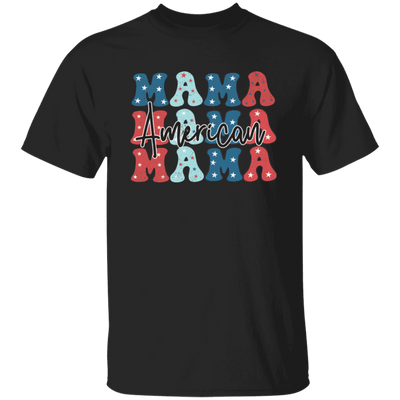 Mama, American Mama, Groovy Mama, Mommy's Day Unisex T-Shirt