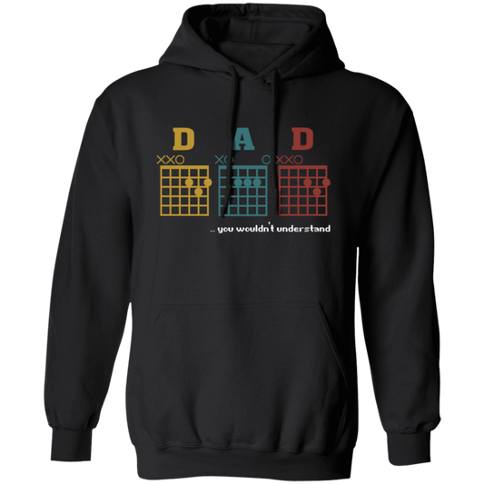 You Would Not Understand, Vintage Guitar Chord, Dad Meaningful Guitar, Gift For Dad Kids Pullover Hoodie