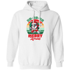 Ho Ho Ho Merry Xmas, Retro Christmas, Funny Santa, Merry Christmas, Trendy Christmas Pullover Hoodie