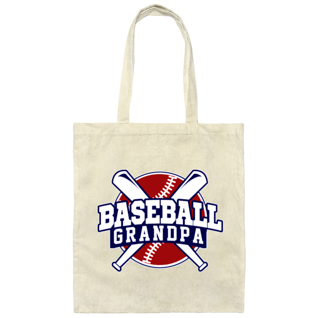 Baseball Grandfather Father Day Canvas Tote Bag