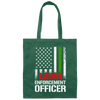 American Officer, Lawn Enforcement Officer, Lawyer Gift, American Lawyer Canvas Tote Bag