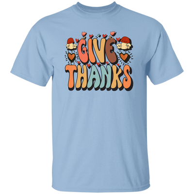 Give Thanks, Thanksgiving's Day, Thankful Design Unisex T-Shirt