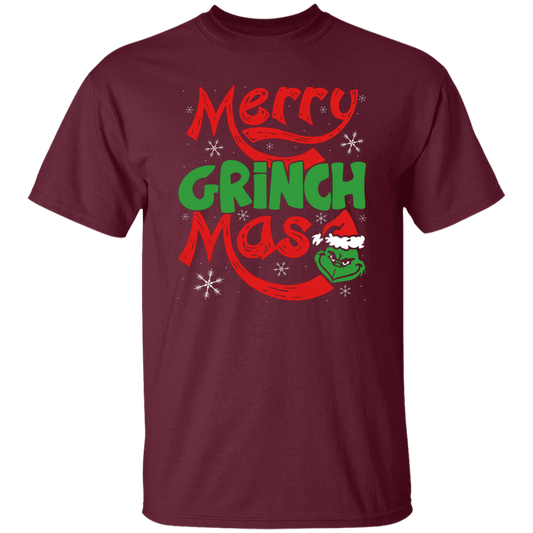 Merry Grinch Mas, Merry Christmas, Grinch Xmas, Funny Grinch, Trendy Halloween Unisex T-Shirt