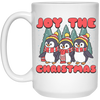 Joy The Christmas, Cute Penguin, Penguin Christmas, Merry Christmas, Trendy Chrismas White Mug