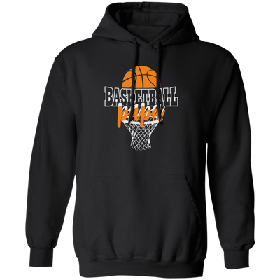 Love Papa Gift, Basketball Gift, Love Sport, Dad Love Basketball Pullover Hoodie