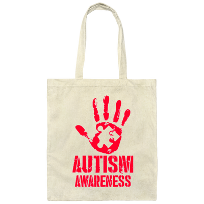 Autism Gift, Autism Awareness, Lovely Gift, Love Autism Gift Love Canvas Tote Bag