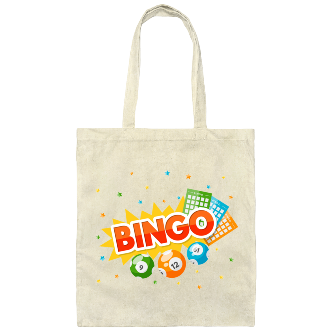 Congratulation Bingo, Love Bingo, Bingo Ticket Lover Canvas Tote Bag