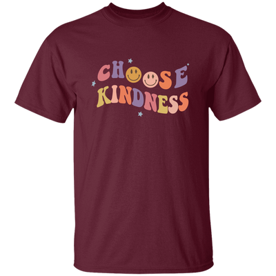 Retro Happy Face, Choose Kindness, Men Women Positive Unisex T-Shirt