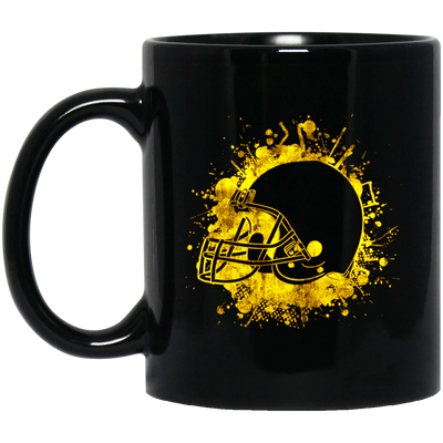 Football Team, Baseball Helmet, America Sport, Love American Football Black Mug