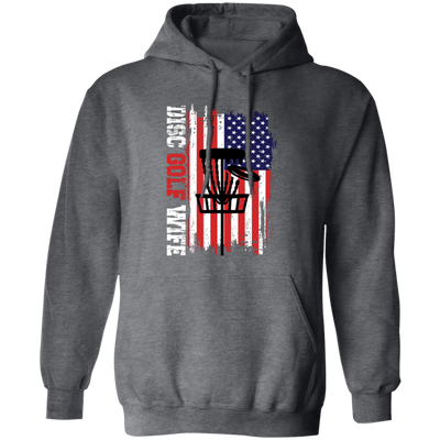 Disc Golf Wife, American Disc Golf, Disc Golf Game Pullover Hoodie