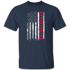 Love American, American Flag, American Lover, Heart Flag Unisex T-Shirt