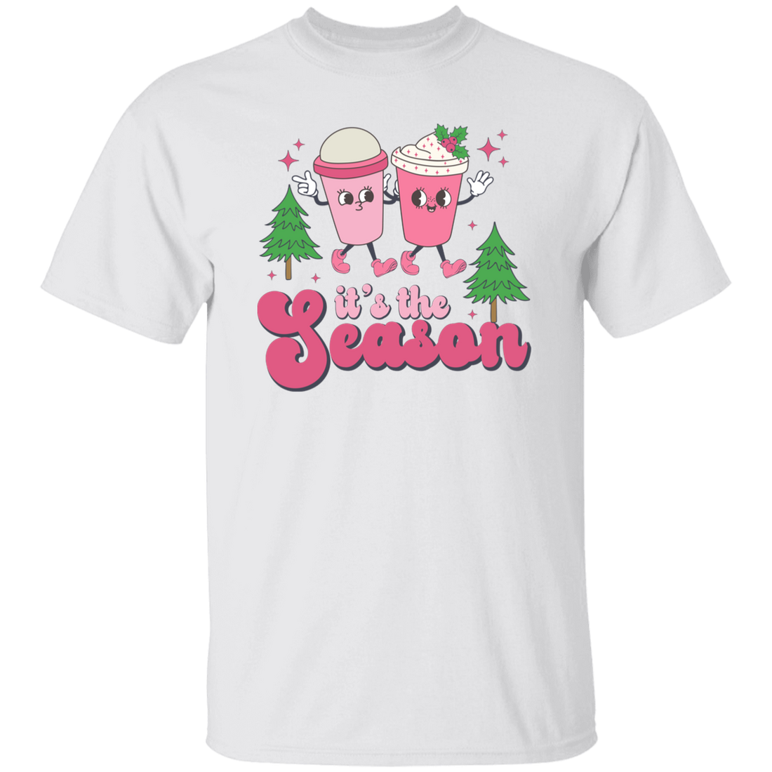 It's The Season, Tis The Season, Pink Christmas, Xmas Cup Unisex T-Shirt