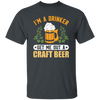 I'm A Drinker, Get Me Out A Craft Beer, Craft Beer Retro Unisex T-Shirt