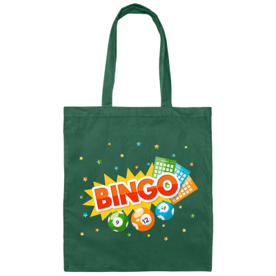 Congratulation Bingo, Love Bingo, Bingo Ticket Lover Canvas Tote Bag