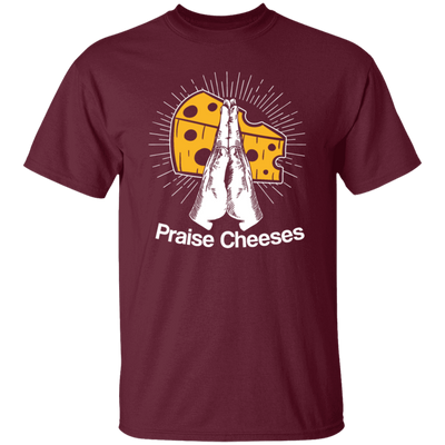 Cheese And Jesus Design, Christian Gift, Love Christian, Praise Cheese Unisex T-Shirt